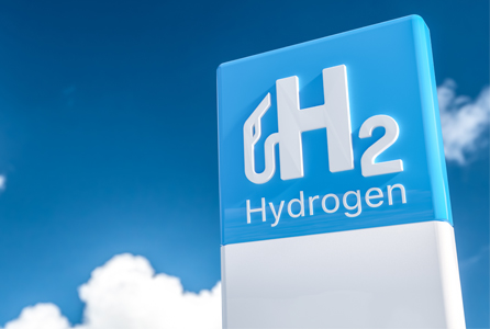 A hydrogen sign